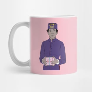 Lobby boy color - Wes Anderson Mug